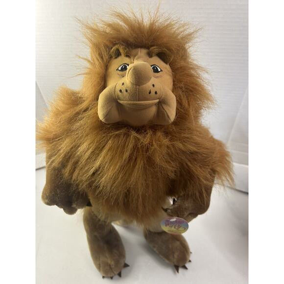 Wizard of Oz Cowardly Lion Plush 16" Stuffed Animal New with tags - Picture 2 of 5